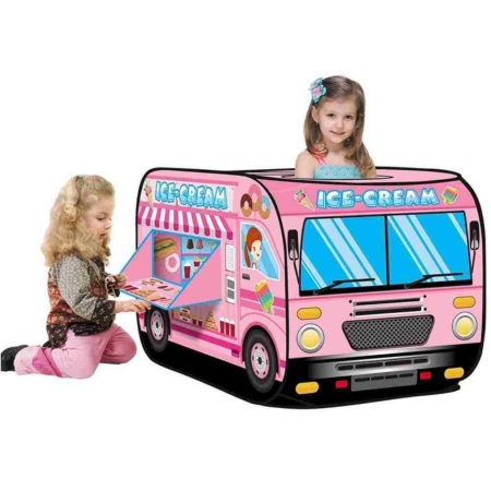 sorveteria com crianças