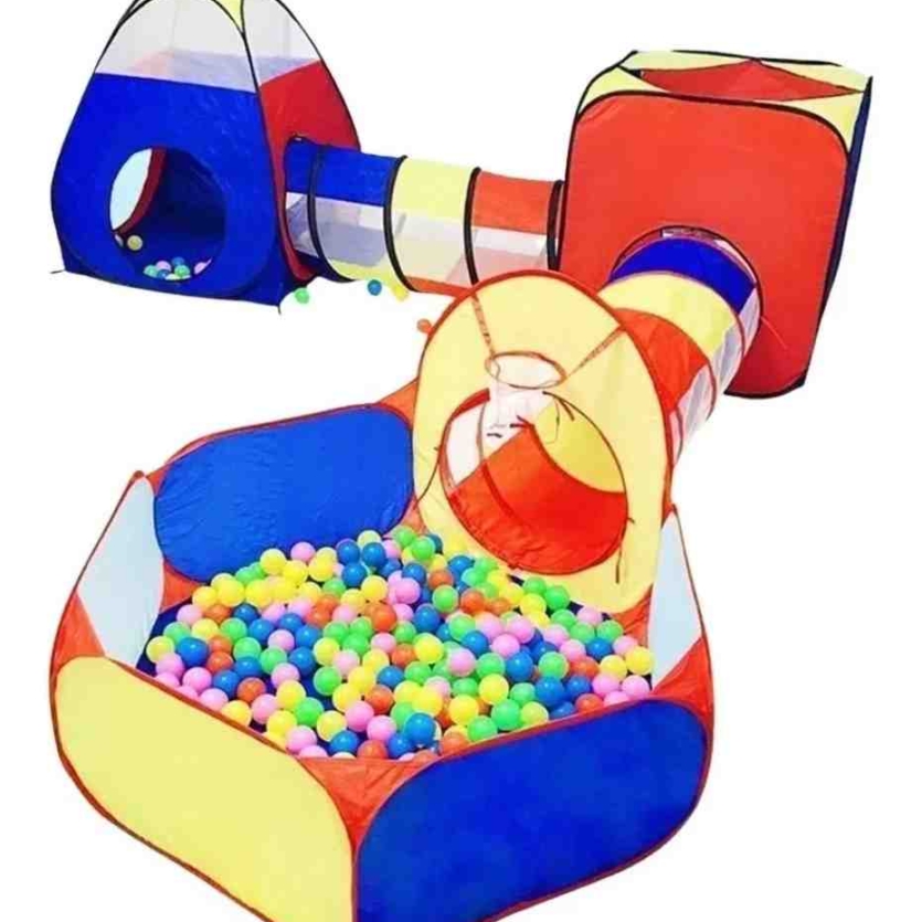 Tocas com Túneis e Basquete bolinhas todo